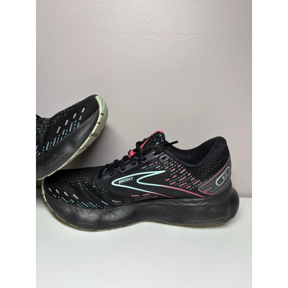 Brooks Glycerin 20 Black Blue Pink Women's Running Shoes 1203691B005 - Size 6.5 - Picture 2 of 11